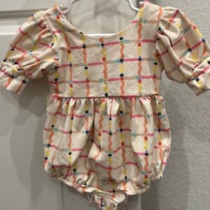 Ollie Jay Puff Romper - 2t